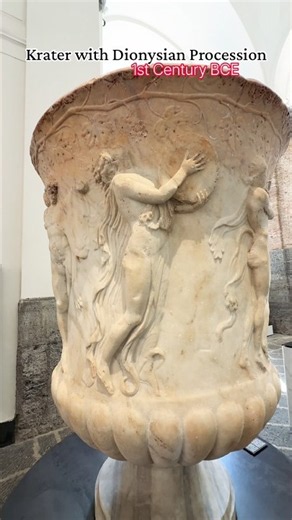 #Krater #dionysus #bacchus #cult #history #archaeology #myth #museum #art #mysteries #shorts #reels