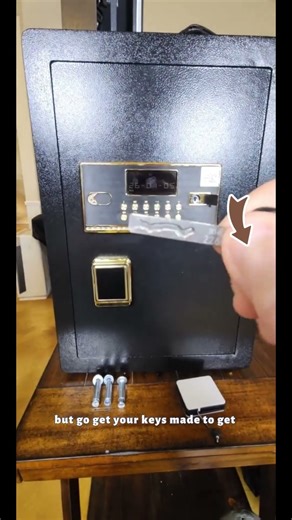 TNTANTS 5.2 Large Home Security Safe Box with Digital Keypad Alarm System Internal Locking