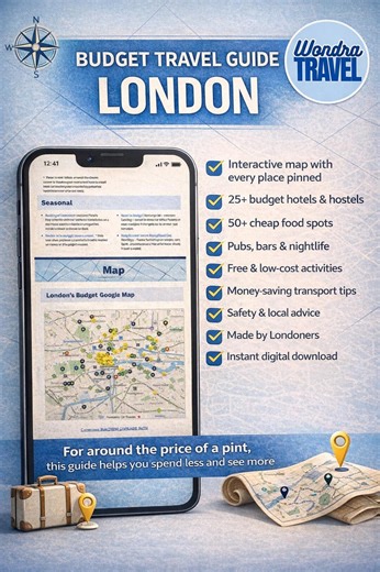 Budget London Travel Guide 2026 - Etsy UK