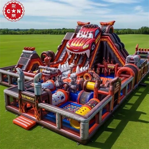 GF2-607 Godzilla Inflatable Park: Kids Go Crazy for This! 🦖#GodzillaInflatable #KidsAmusementPark