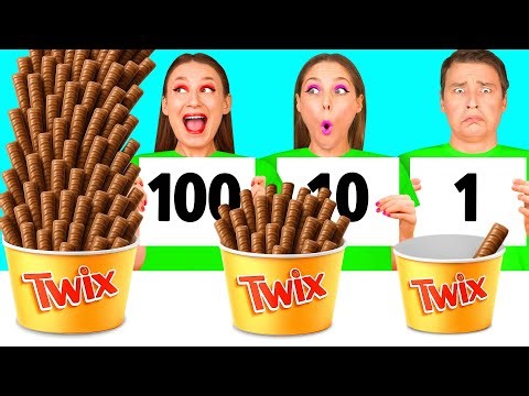 100 Layers of Food Challenge | Funny Food Challenges by Fun Teen