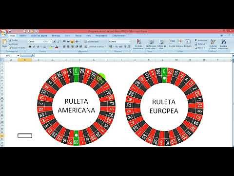 Programa Excel Estadística de la Ruleta (2022)
