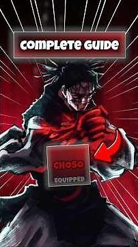 Complete Beginner Guide To Choso In JJS #roblox #jujutsushenanigans