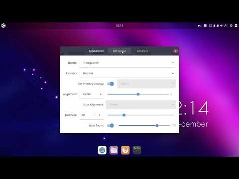 Customize DOCK in Ubuntu Budgie