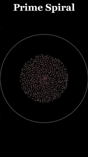 Why Do Prime Numbers Create Spirals? #primenumbers #numbers #math