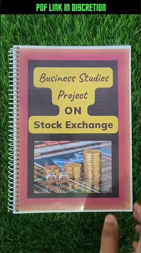 Project On Stock exchange Class 12th || Stock Exchange