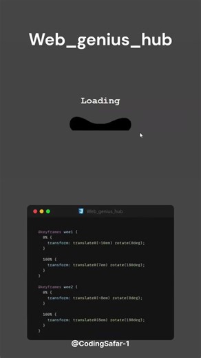 Wave Style Loading Animation 🌊