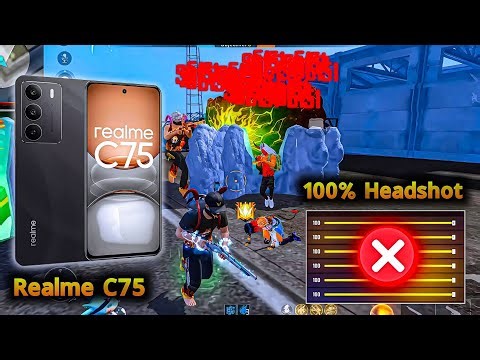 Realme C75 Free Fire Sensitivity 2026 🔥 Auto Headshot Settings + DPI Trick