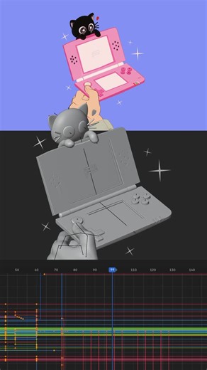 Isaac Pandian on Instagram: "This animation follows a pose to pose workflow. The timeline runs at 24 frames per second, but only the key poses are keyframed. Most shots use between six to twelve actual keyframes. The process begins with defining the extreme poses. Once those are locked, a few more key pose is added. From there, only necessary breakdowns are introduced to guide spacing. All animation curves are set to Constant interpolation. This removes easing completely and forces each pose to