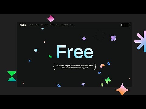 GSAP is now FREE