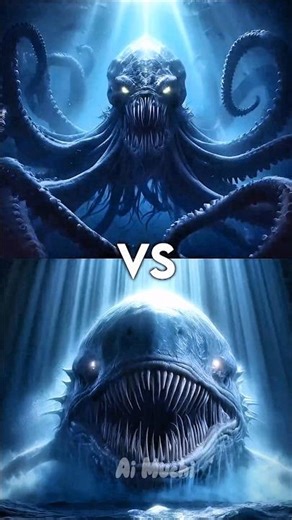 Giant Octopus 🐙 Kraken Vs Bloop, Godzilla & Others Titans kaiju clash 🤯 #shorts #shortsvideo #viral