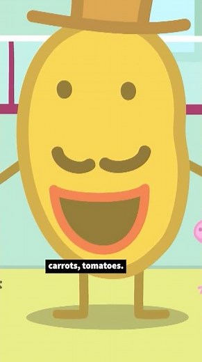 Mr. Potato's not a normal potato, he's a super potato 🥔✨