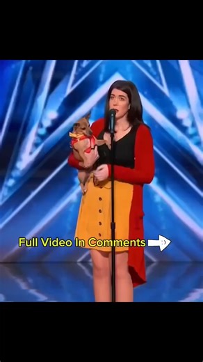 America's Got Talent is Singing Dog Casper. View the video in the comments section below 👇 | Furry, Famous, and Fun