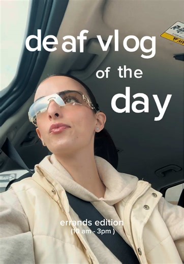 today’s audio: real life 🔇 #vlogs #fyp #deaf #asl #humor | deaf