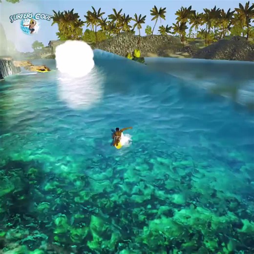 One of the best parts of this game is fining new waves on the jet ski. Surfers Code adventure surfing game on Steam for PC. Free demo. Link in Bio.