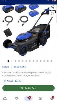 #Lowes #LaborDay2026 Lawn Mower Deals Kobalt 48V Kit 21 Inch Push Mower #shorts