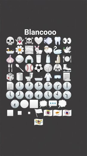 hay más emotions de color blanco pensé que habían pocos 🤍