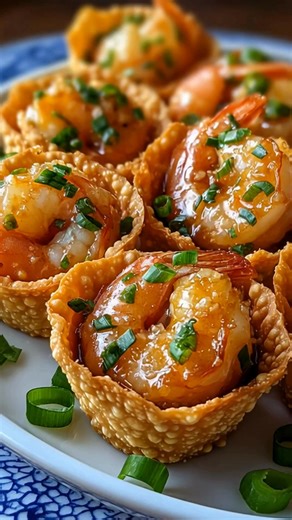 83K views · 758 reactions | Creamy Shrimp Rangoon Cups Delicate...