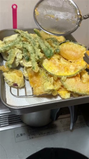 天丼作ったよ😋 #奥さん手作り料理シリーズ