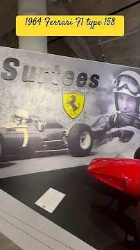 John Surtees 1964 Ferrari F1 type 158. Amazing race car #ferrari #f1 #sportscarracing 😎