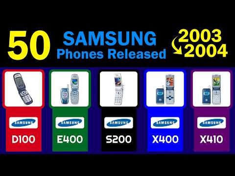 50 Samsung Phones Released (2003–2004) | Samsung Mobile History | EP01