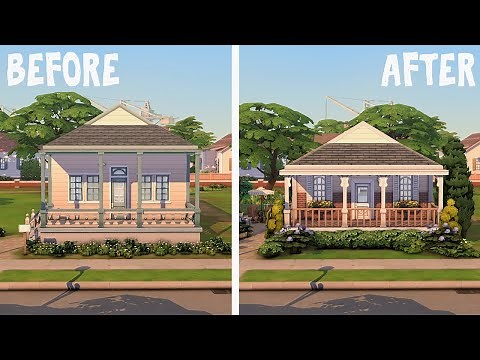 Daisy Hovel || Renovating Base Game || The Sims 4: Speed Build