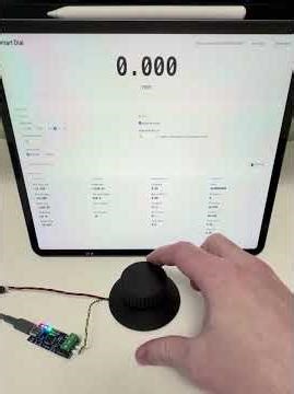 Testing and debugging the smart knob — the exact same one used in the lathe we’re designing