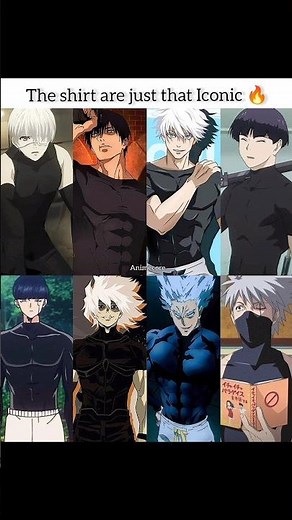 Black shirts. Built different. Absolute anime drip. 🖤🔥