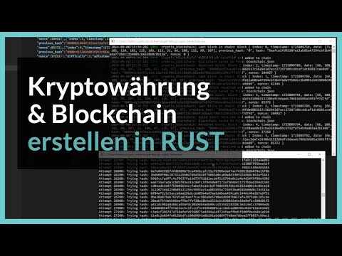 Kryptowährung mit Blockchain in Rust Programmieren - TEIL 1 - HNP