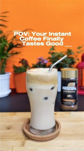Creamy Shaken Iced Coffee with Nescafé Espresso | Easy Instant Coffee Recipe #coffee #icedcoffee