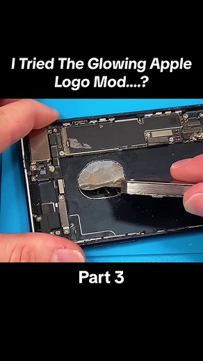 Trying the Glowing Apple Logo Mod: Phone Repair Experience