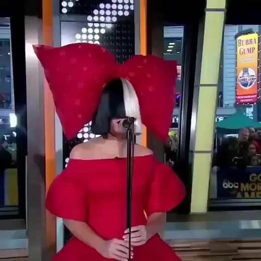 Sia Live Performance of Chandelier on Good Morning America 2016
