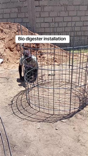 Bio Digester Installation for a 4-Bedroom House