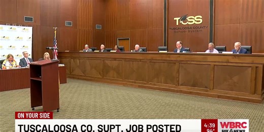 Tuscaloosa County superintendent job posted