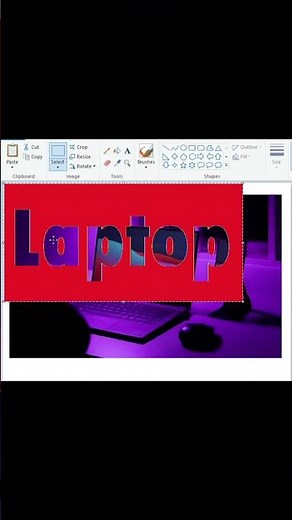 💥💥💦Change Text Background in MS Paint 💢💥 ||