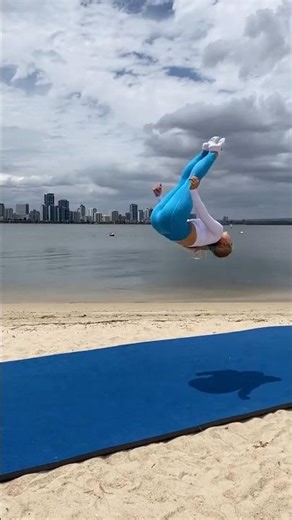 Triple backhand spring back tuck okay? 😏