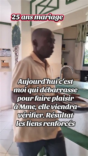 J'ai débarrassé la table résultat nos liens d'amour renforcés