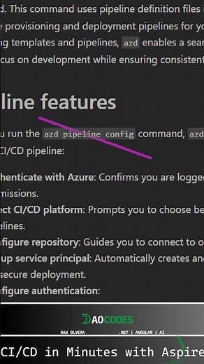 Quickly create CI/CD with AZD for Aspire!