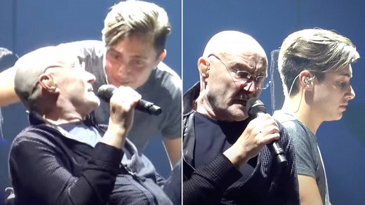 Phil Collins and son Nicholas perform breathtaking duet of 'You Know What I Mean' - video