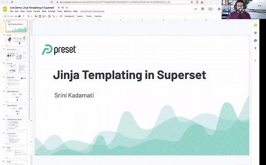 在Apache Superset 中使用Jinja 模版