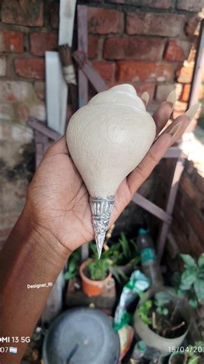clay conch shell.....#art #alponadesign #clayart #viral #viralvideo