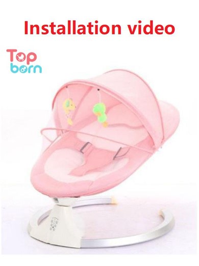 AD08 Electric Baby Rocker Installation Video #baby #babycare #tiktok #foryou #fypシ゚viral🖤tiktok