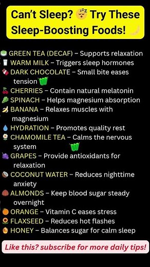 Top 14 Foods That Help You Sleep Better Naturally | Sleep-Inducing Superfoods for Deep Rest