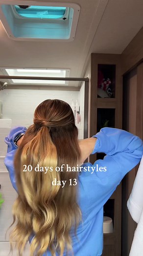day 13!🩵 #hairtok #hair #hairstyle #hairtutorial #hairtutorials #easyhairstyles #easyhairstyle #cutehairstyles #cutehair #easyhairtutorials #cutehairstyle #hairinspo #hairideas #cutehairideas #cutehairstyle