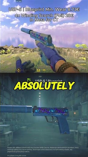 USP-S Blueprint but With INSANE Foil Stickers 🤯