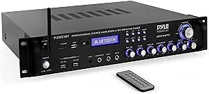 Amazon.com: PYLE Multi Channel Bluetooth Preamplifier Receiver - 2000 Watt Audio Home Speaker Sound Stereo Receiver W/ Radio, USB, Headphone, Aux, RCA, Dual Microphone W/ Echo, Led, Wireless Streaming - P2001BT : Electronics
