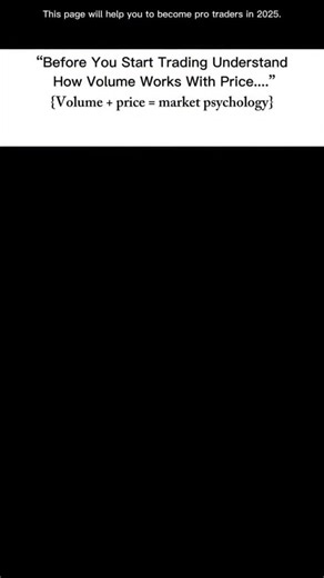 ICT Trading Co™ on Instagram: "Before you start trading, understand how volume works with price. Price shows where the market moved. Volume shows why it moved. Ignore volume and you’re trading blind. 📈 — ICT Trading Co ™ 💬 Comment “VOLUME” if you use this in your analysis. 📈 Follow @ICTTradingCo for real trading education. #ICTTradingCo #VolumeAnalysis #PriceAction #SmartMoneyConcepts #ForexEducation TradingMindset MarketStructure RealTrader TradingReels"