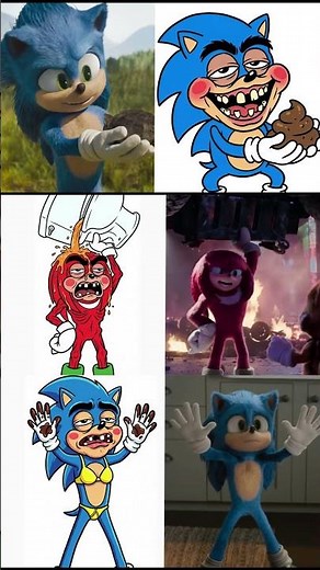 Sonic the Hedgehog Funny Drawing Meme P5