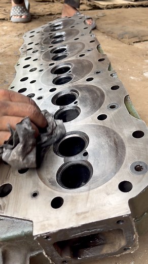 977K views · 3.4K reactions | Cylinder head resurfacing by hand work skills #shortsfeed #usa #fypシ #mechanical #mechanic #Automobile | Pro Engineer | Facebook