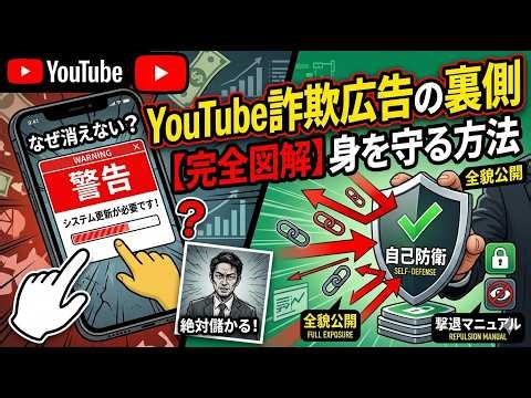 なぜ消えない？YouTube詐欺広告の裏側と初心者でもわかる防衛マニュアル